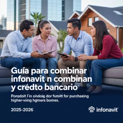El artículo proporciona una visión detallada sobre la combinación del crédito Infonavit con un préstamo bancario a través de esquemas como Cofinavit, proyectado para 2025 y 2026. Esta estrategia permite a los mexicanos adquirir viviendas de mayor valor al superar los límites de los créditos tradicionales. Se describen los requisitos para acceder a Cofinavit, como tener una relación laboral activa y acumulado un mínimo de 1,080 puntos Infonavit. Además, se exploran los tipos de créditos combinables con bancos y se destacan las ventajas, como tasas fijas y aportaciones patronales. El texto también advierte sobre posibles errores comunes y proporciona directrices para solicitar el crédito paso a paso.